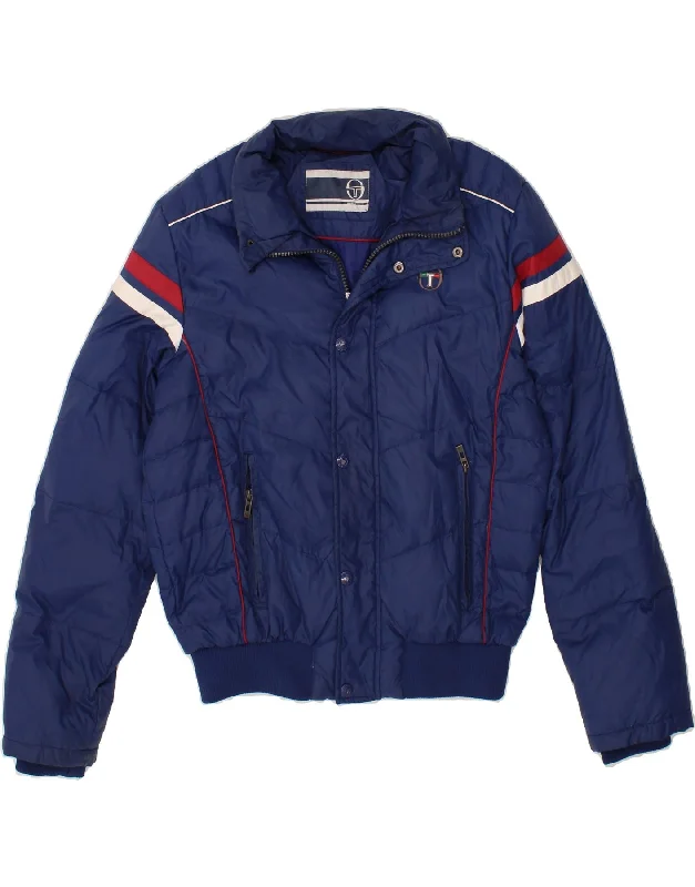 Men's Coats with VentilationSERGIO TACCHINI Mens Bomber Padded Jacket UK 38 Medium Navy Blue Polyester Men's Coats with VentilationSERGIO TACCHINI Mens Bomber Padded Jacket UK 38 Medium Navy Blue Polyester