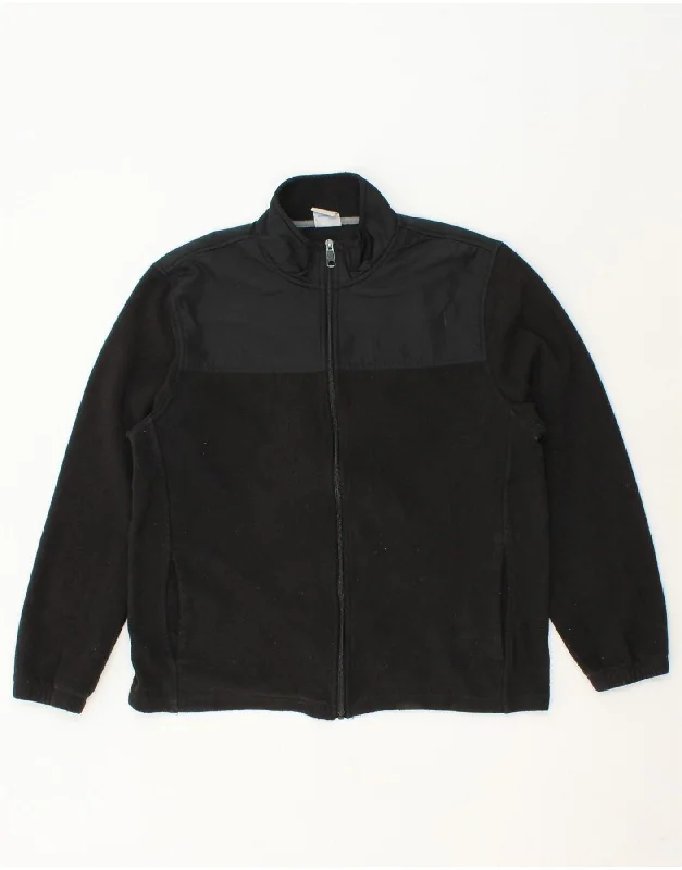 Men's Coats for WorkSTARTER Mens Fleece Jacket UK 38/40 Medium Black Polyester