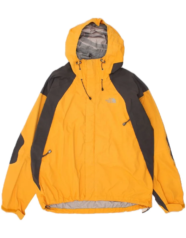 Men's Coats for Every OccasionTHE NORTH FACE Mens Hooded Rain Jacket UK 42 XL Yellow Colourblock Nylon