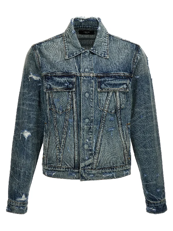 Men's Coats with ZippersTrucker Denim Jacket
