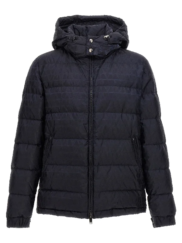 Men's Coats for Rainy WeatherValentino Toile Iconographe Down Jacket