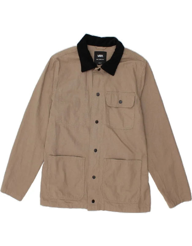 Men's Coats for Every BudgetVANS Mens Utility Jacket UK 38 Medium Beige Cotton