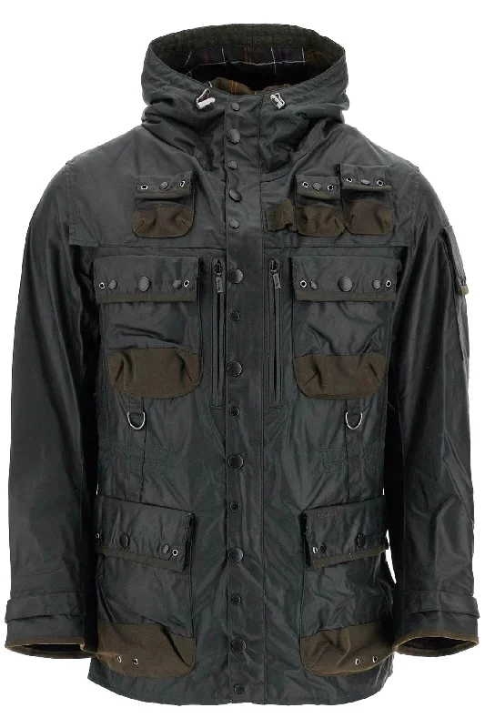 Men's Coats with Reflective StripesWaxed Jacket