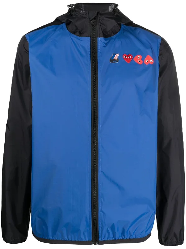 Men's Coats with Hidden PocketsX Kway Logo-Print Hooded Jacket
